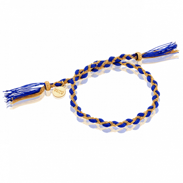 Cobalt blue braided bracelet Royal