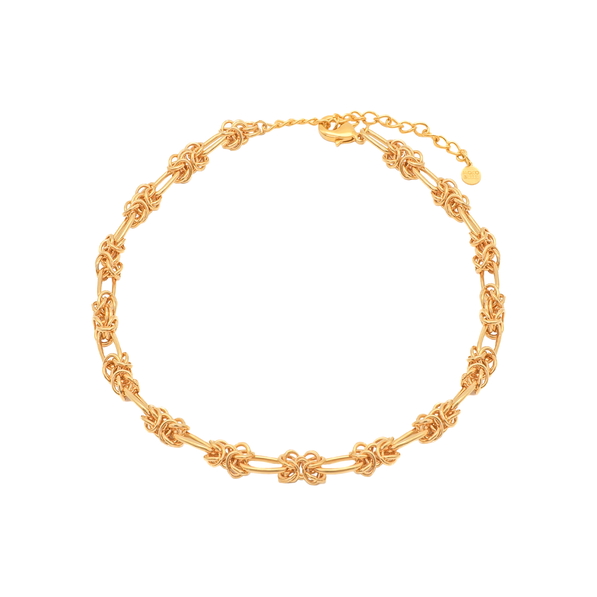 Naszyjnik choker Vintage gold